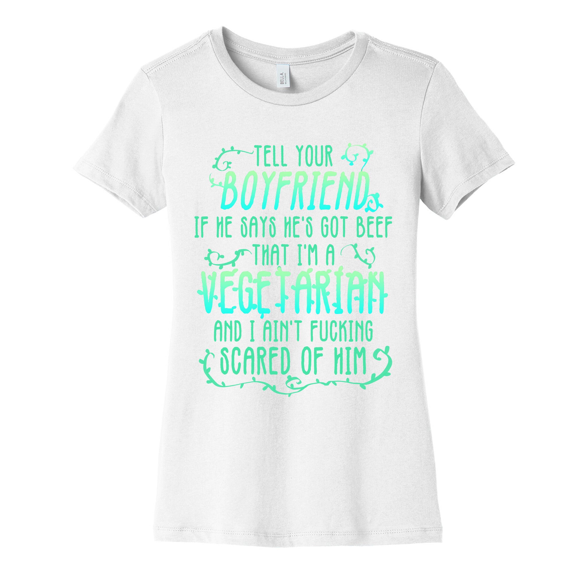 DON'T TRUST ME Lyrics Women's Cotton Tee